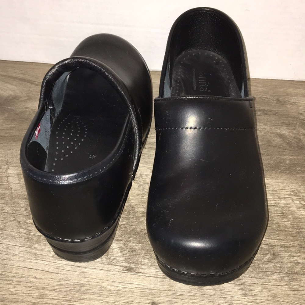Sanita Black Clogs